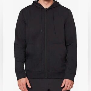 Moderna black full zip hoodie. Size L